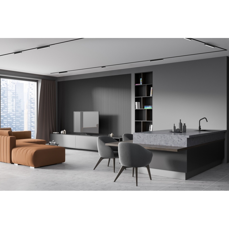 Rabalux - LED Plafon ściemnialny do 1-fazowego systemu szynowego LED/12W/24V 2700-5500K Wi-Fi Tuya 22 cm czarny