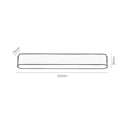 Rabalux - LED Plafon ściemnialny do 1-fazowego systemu szynowego LED/12W/24V 2700-5500K Wi-Fi Tuya 22 cm czarny