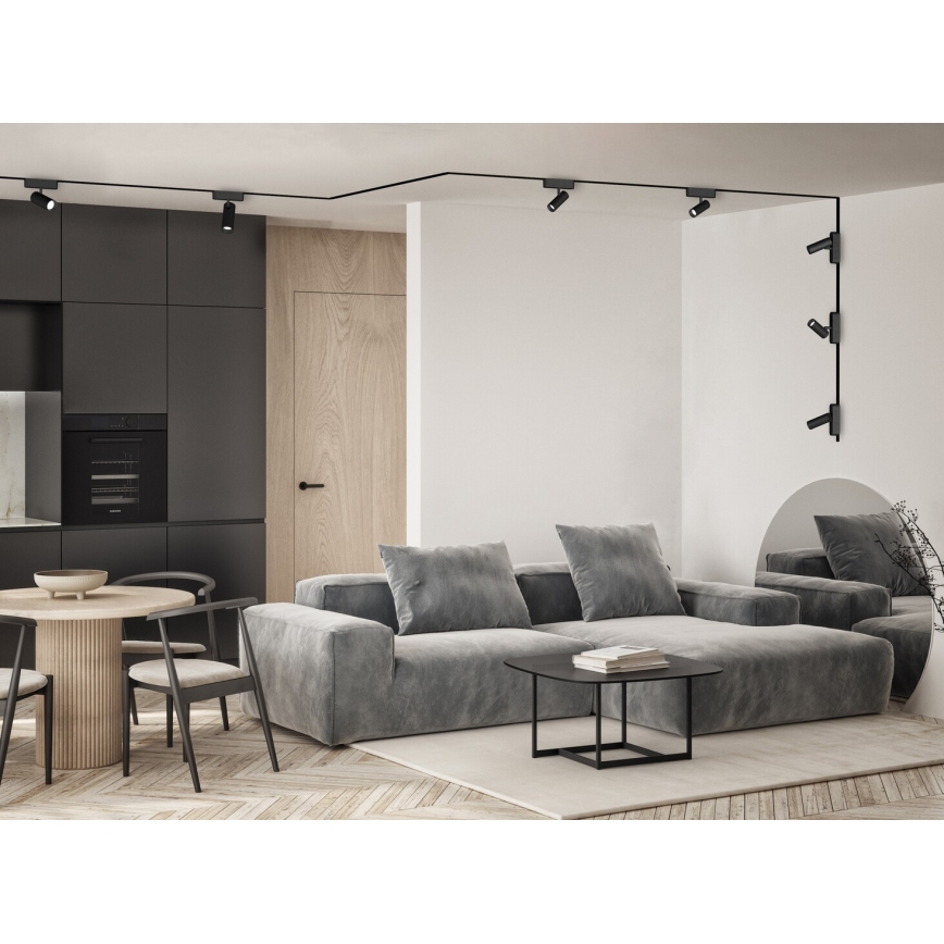 Rabalux - LED Oświetlenie punktowe ściemnialne do 1-fazowego systemu szynowego LED/9W/24V 2700-5500K Wi-Fi Tuya czarny