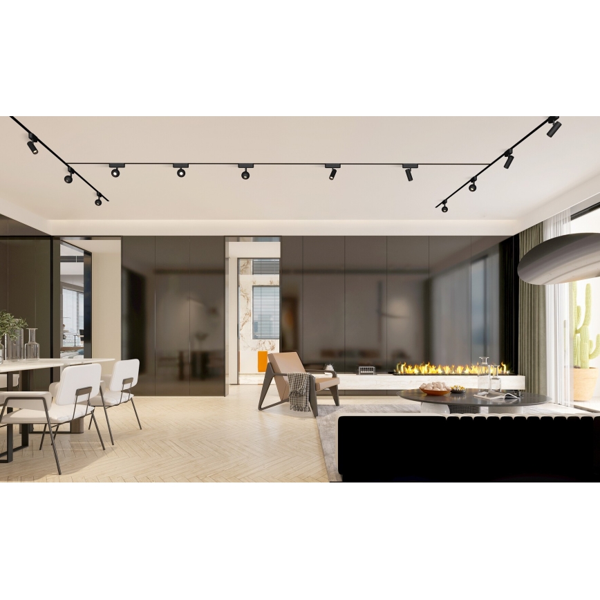 Rabalux - LED Oświetlenie punktowe ściemnialne do 1-fazowego systemu szynowego LED/9W/24V 2700-5500K Wi-Fi Tuya czarny
