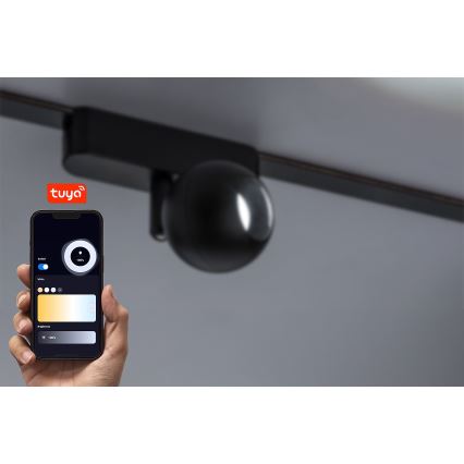 Rabalux - LED Oświetlenie punktowe ściemnialne do 1-fazowego systemu szynowego LED/5W/24V 2700-5500K Wi-Fi Tuya czarny