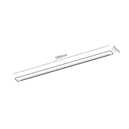 Rabalux - System szynowy 1-fazowy 1 m + 2x koniec złącze czarny