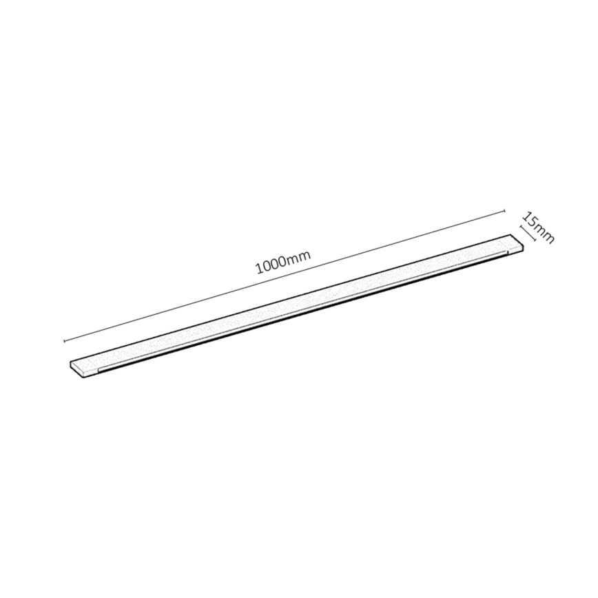 Rabalux - System szynowy 1-fazowy 1 m + 2x koniec złącze czarny