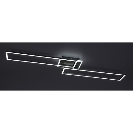 Rabalux - LED Plafon ściemnialny LED/40W/230V 2700-6500K Wi-Fi Tuya matowy chrom + zdalne sterowanie 25x110 cm