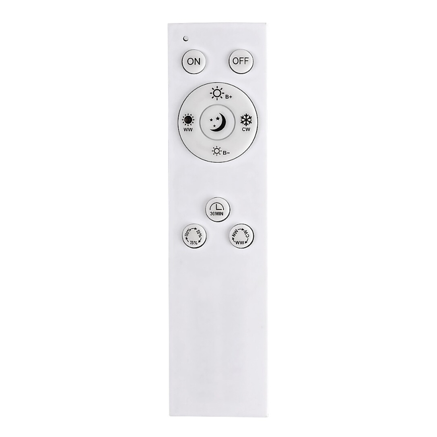 Rabalux - LED Plafon ściemnialny LED/40W/230V 2700-6500K Wi-Fi Tuya matowy chrom + zdalne sterowanie 25x110 cm