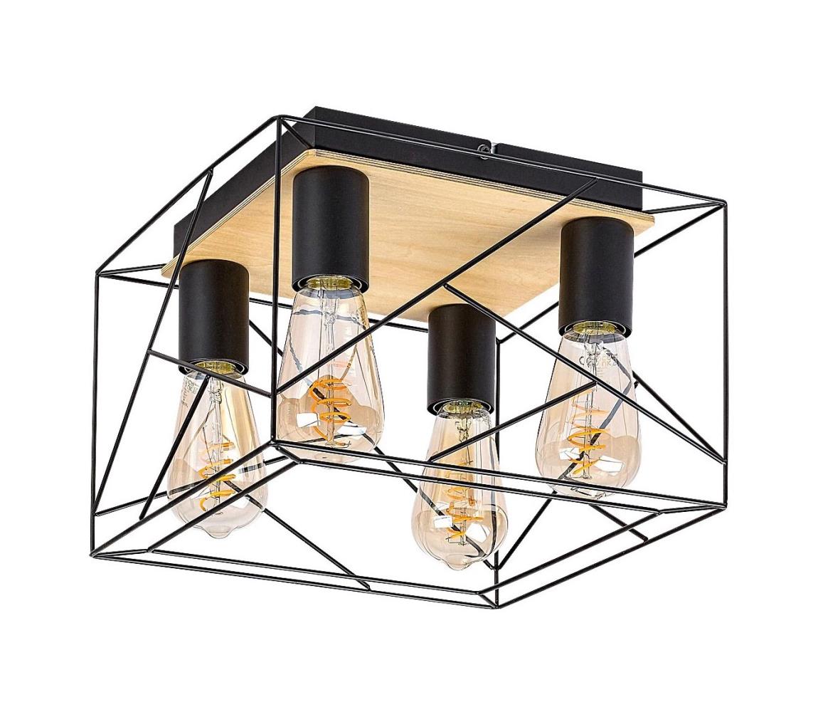 Rabalux 71024 - Lampa sufitowa BOIRE 4xE27/40W/230V