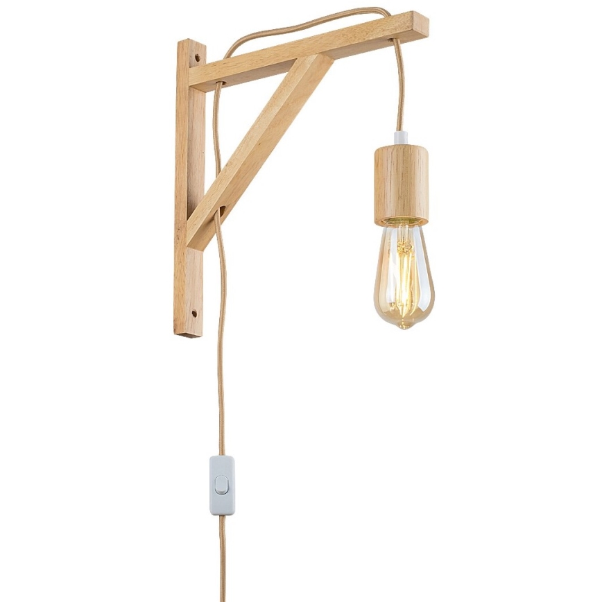 Rabalux - Lampa ścienna 1xE27/60W/230V buk