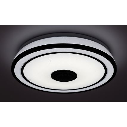 Rabalux - LED RGB Ściemnialna lampa sufitowa z głośnikiem LED/24W/230V 3000-6500K + Pilot zdalnego sterowania