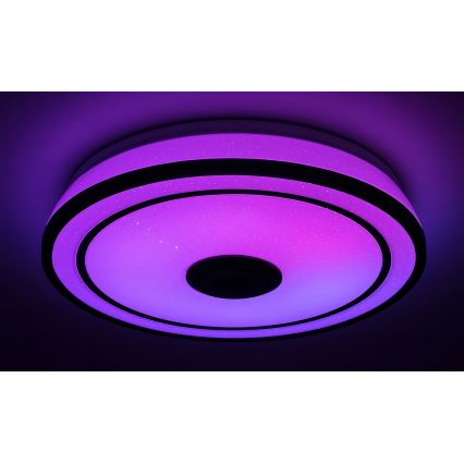 Rabalux - LED RGB ściemnialna lampa sufitowa z głośnikiem LED/24W/230V 3000-6500K + pilot śr. 39,5 cm