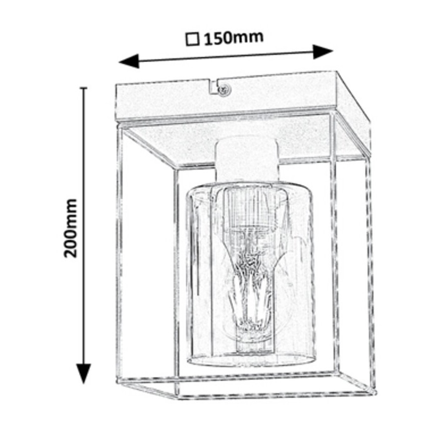 Rabalux - Lampa sufitowa 1xE27/25W/230V