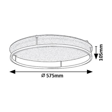 Rabalux - LED Plafon LED/40W/230V 3000/4000K