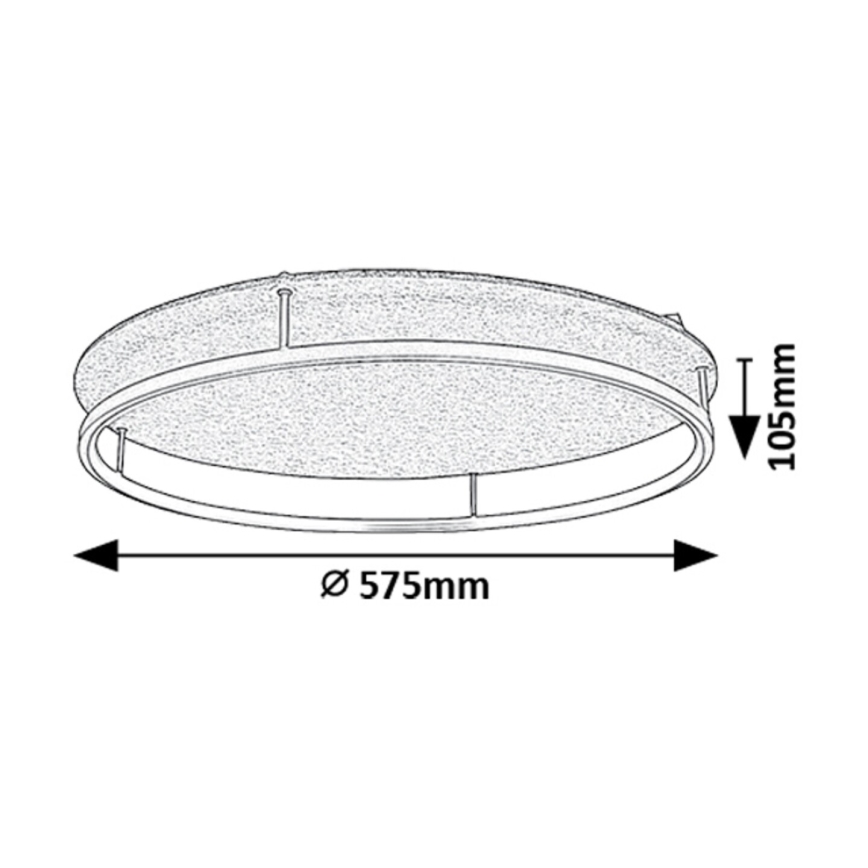 Rabalux - LED Plafon LED/40W/230V 3000/4000K