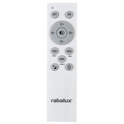 Rabalux - LED Plafon ściemnialny LED/60W/230V 3000-6000K + Pilot zdalnego sterowania