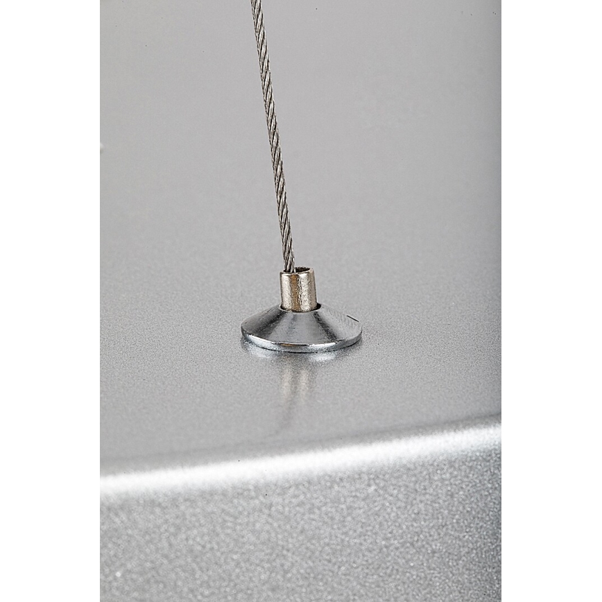 Rabalux - Lampa wisząca LED na linkę LED/36W/230V 4000K srebrna