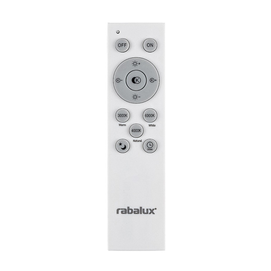 Rabalux - LED Żyrandol ściemnialny na lince LED/60W/230V srebrne 3000-6000K + Pilot zdalnego sterowania