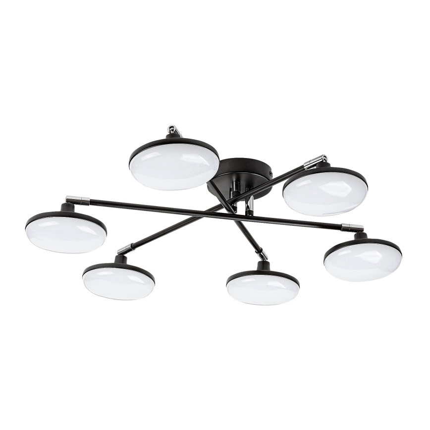 Rabalux - LED Żyrandol natynkowy 6xLED/4W/230V 3000K czarny
