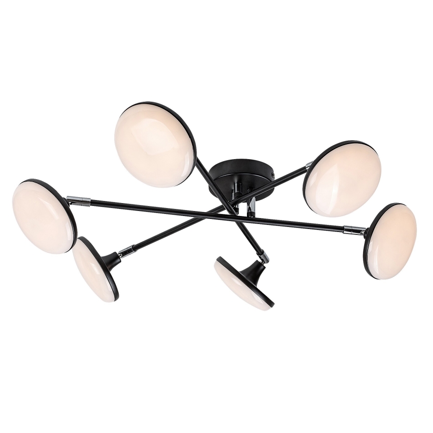 Rabalux - LED Żyrandol natynkowy 6xLED/4W/230V 3000K czarny