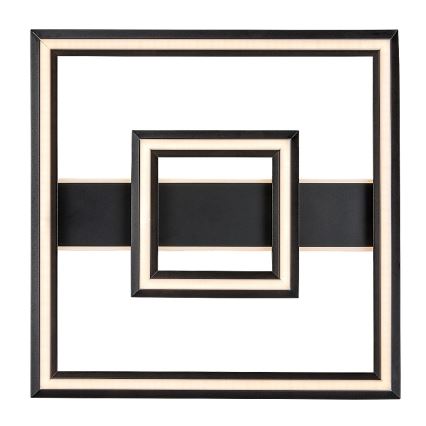 Rabalux - Oprawa sufitowa LED/48W/230V 3000K czarna 48,5x48,5 cm