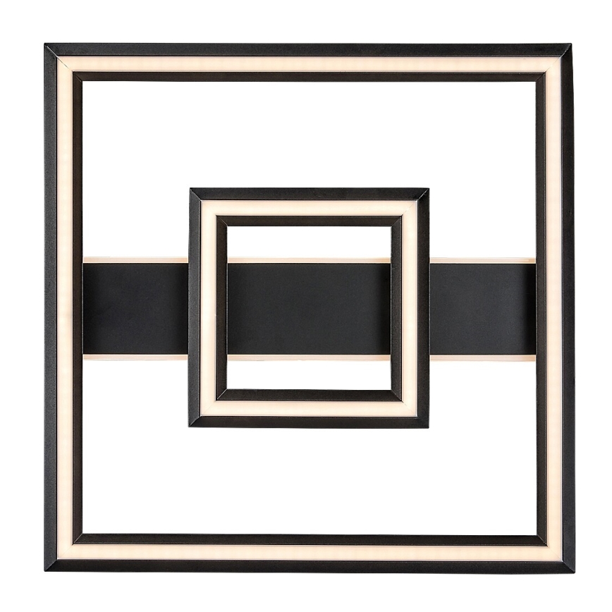 Rabalux - Oprawa sufitowa LED/48W/230V 3000K czarna 48,5x48,5 cm