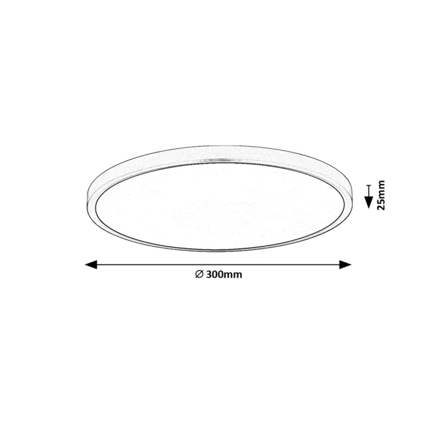 Rabalux - LED Plafon LED/24W/230V 4000K śr. 30 cm biały