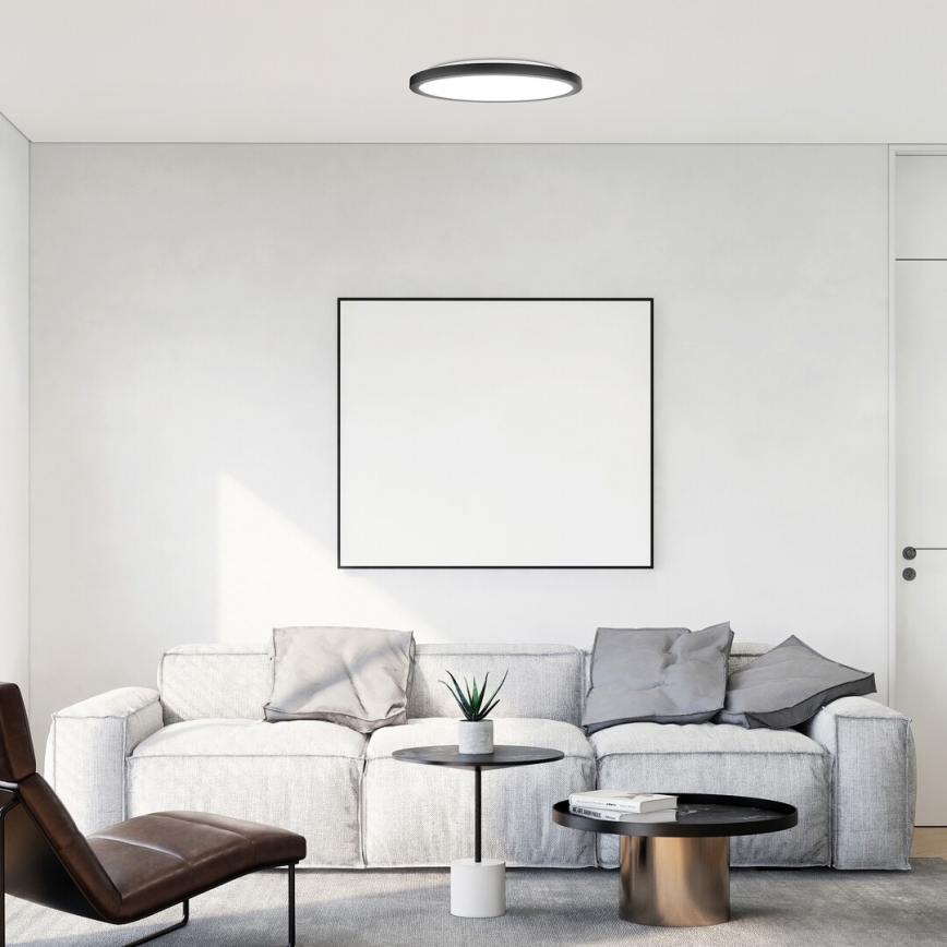 Rabalux - LED Plafon LED/24W/230V 3000/4000/6000K śr. 29 cm czarny
