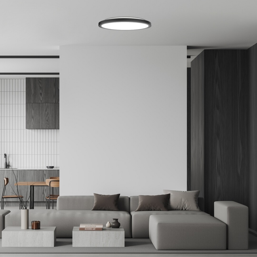 Rabalux - LED Plafon LED/36W/230V 3000/4000/6000K śr. 40 cm czarny