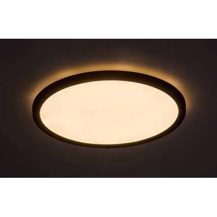 Rabalux - LED Plafon LED/36W/230V 3000/4000/6000K śr. 40 cm czarny