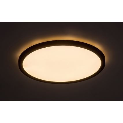 Rabalux - LED Plafon LED/36W/230V 3000/4000/6000K śr. 50 cm czarny