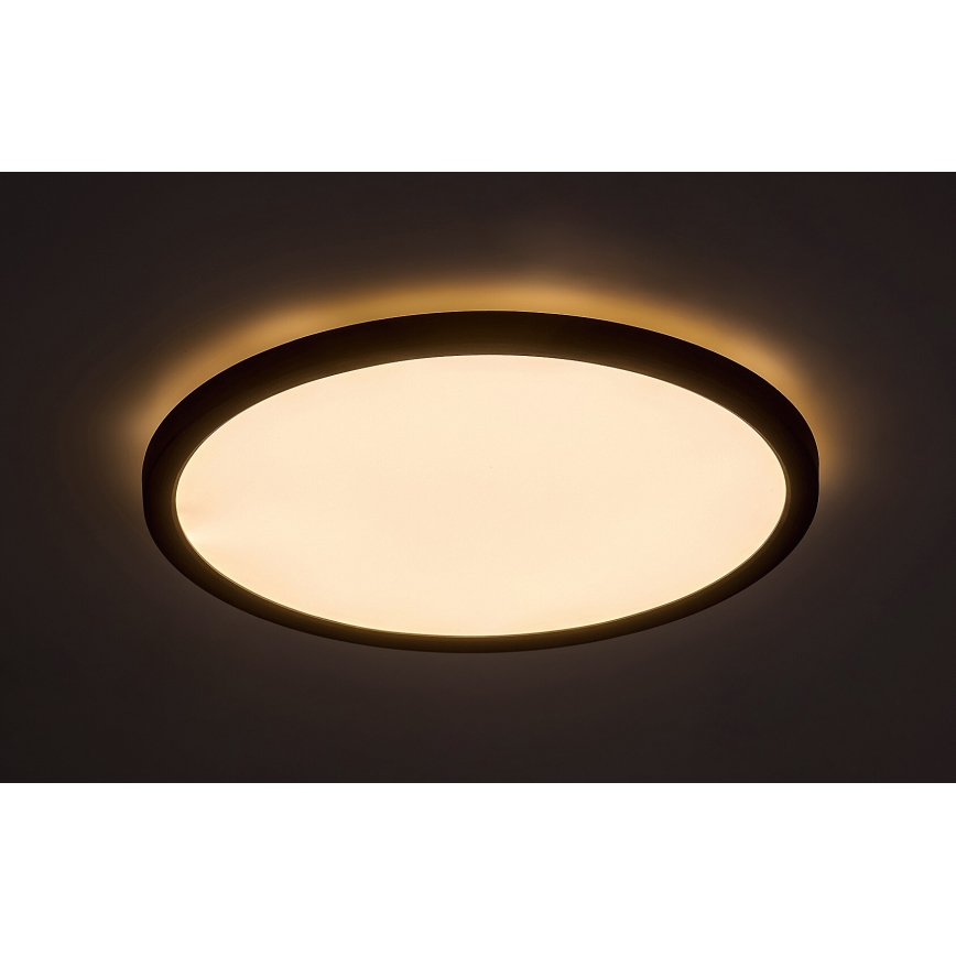 Rabalux - LED Plafon LED/36W/230V 3000/4000/6000K śr. 50 cm czarny