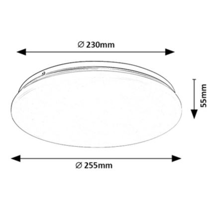 Rabalux - Lampa sufitowa LED/12W/230V 3000K 25 cm