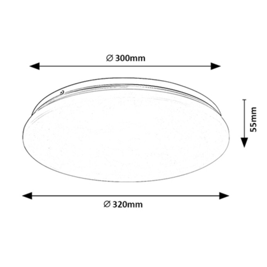Rabalux - LED Plafon LED/18W/230V 3000K 32 cm