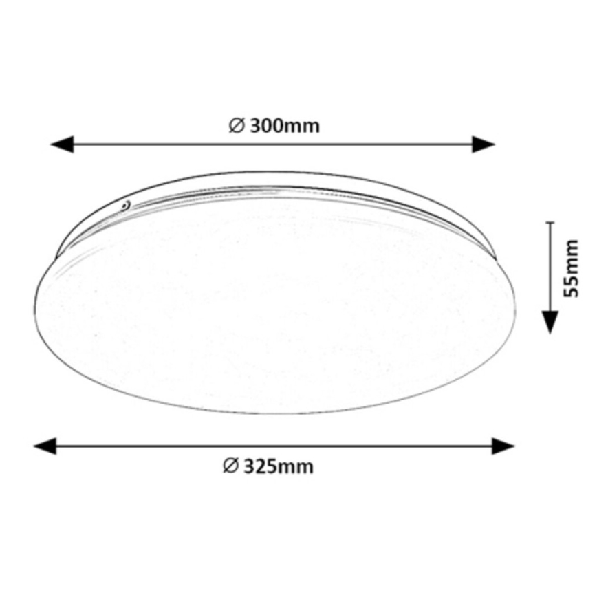 Rabalux - LED Plafon LED/18W/230V 4000K 32 cm