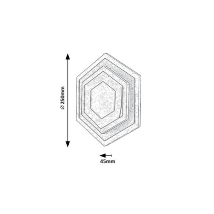 Rabalux - LED Plafon LED/23W/230V 3000/6000K