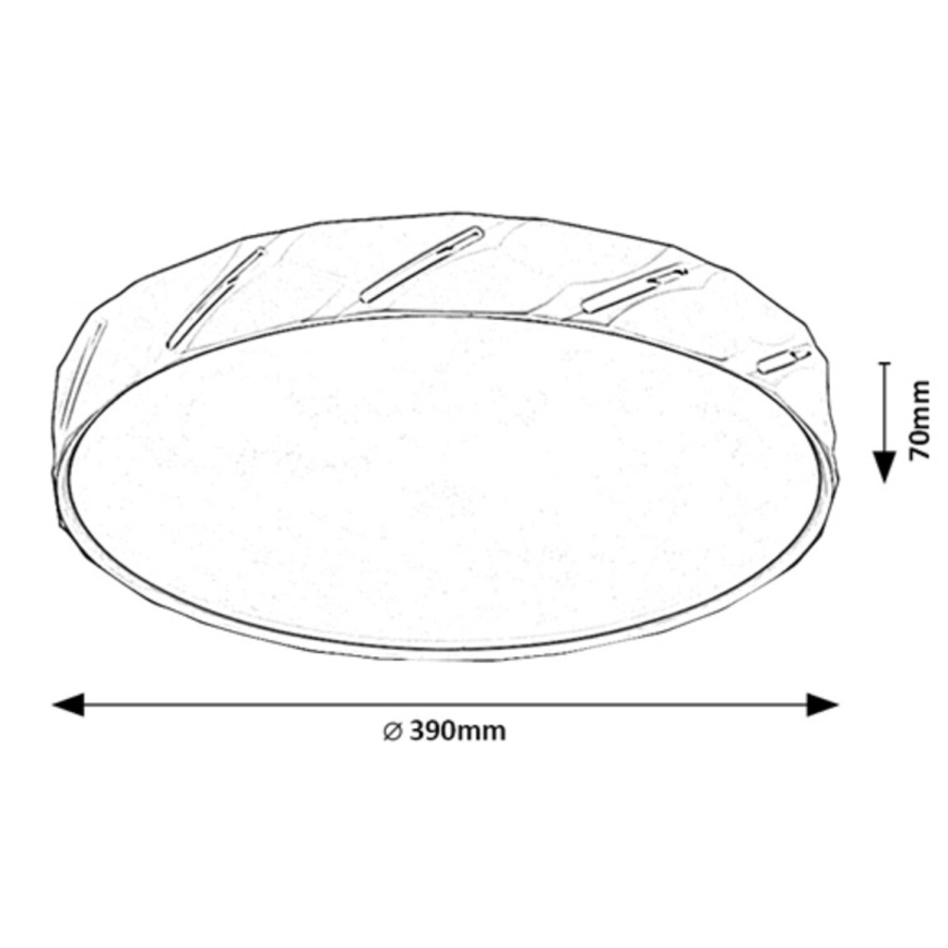 Rabalux - LED Plafon LED/25W/230V 3000K białe śr. 39 cm