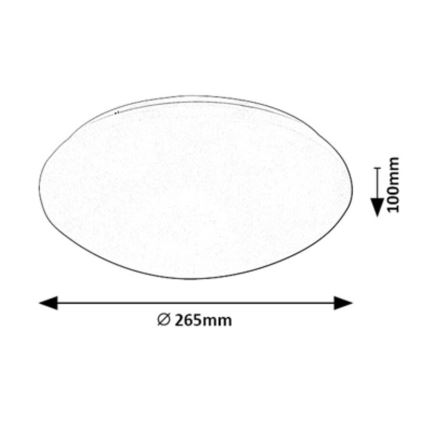 Rabalux - LED Plafon z czujnikiem LED/12W/230V IP44 4000K