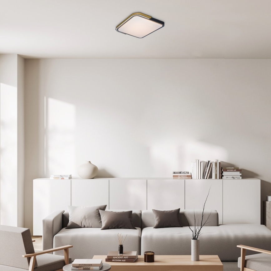 Rabalux - LED RGB Plafon ściemnialny LED/48W/230V 3000K/4000K/6500K Wi-Fi Tuya + pilot zdalnego sterowania