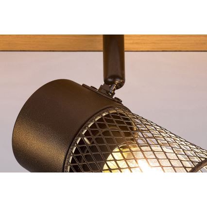 Rabalux - Oświetlenie punktowe 4xE14/40W/230V dąb