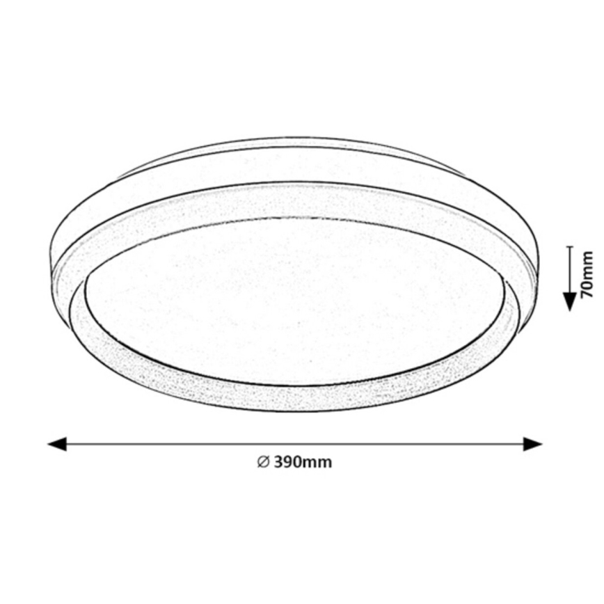 Rabalux - LED Plafon LED/24W/230V 3000K