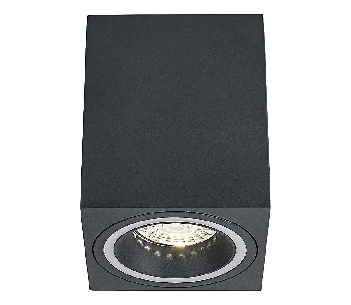Rabalux 71164 - Oświetlenie punktowe KOBALD 1xGU10/25W/230V kanciasty antracyt