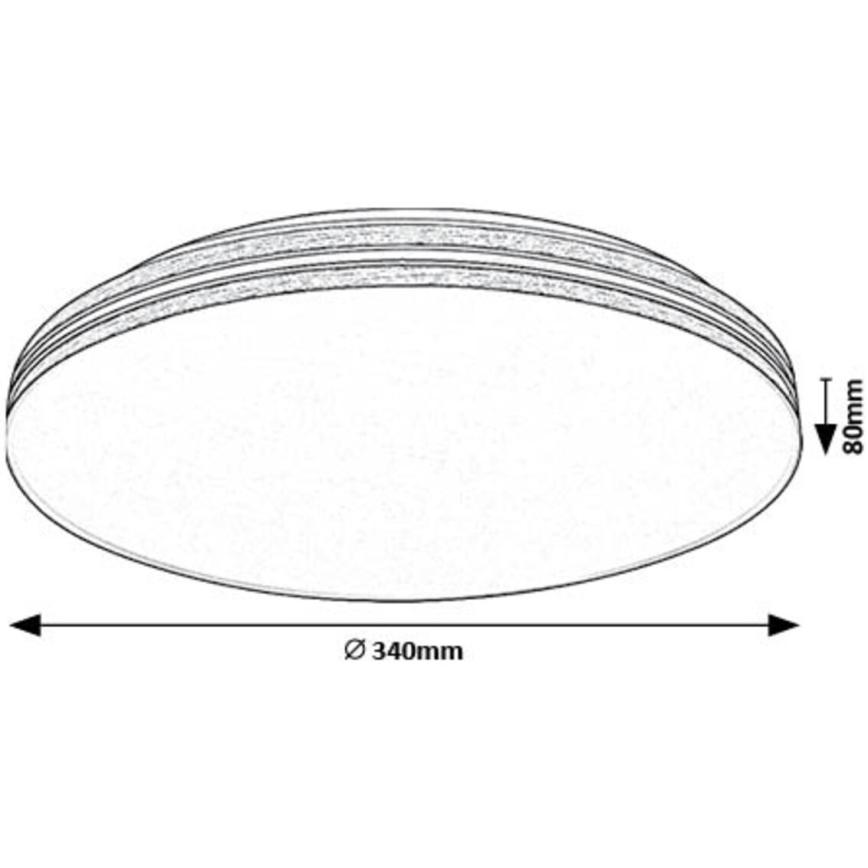 Rabalux - LED Plafon LED/18W/230V 4000K śr. 34 cm