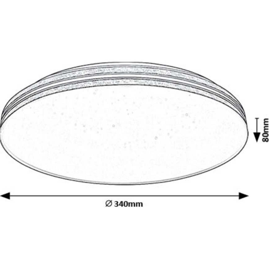 Rabalux - LED Plafon LED/18W/230V 3000K śr. 34 cm