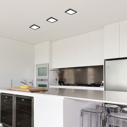Rabalux - LED Plafon LED/15W/230V 4000K 16x16 cm czarny