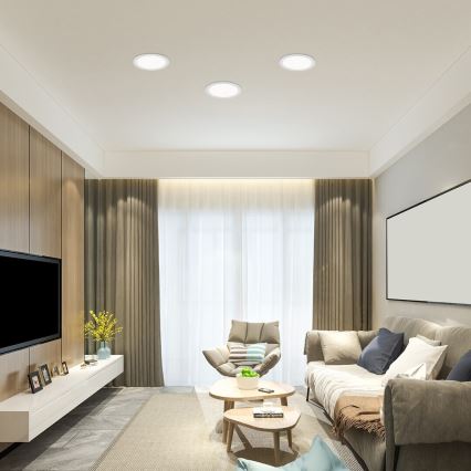 Rabalux - LED Oprawa wpuszczana LED/3W/230V 3000K śr. 9 cm biała