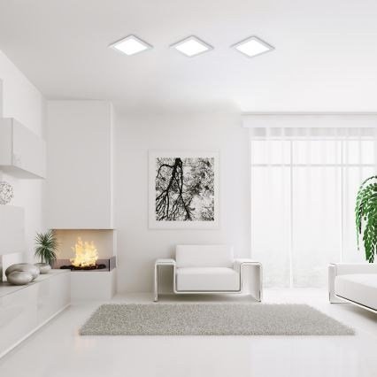 Rabalux - LED Oprawa wpuszczana LED/3W/230V 9x9 cm biała
