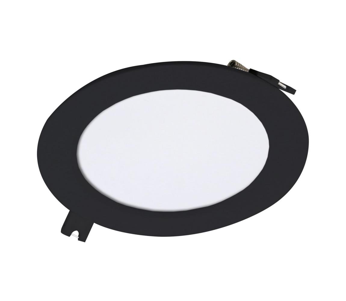 Rabalux 71241 - LED Oprawa wpuszczana SHAUN LED/6W/230V śr. 12 cm czarna