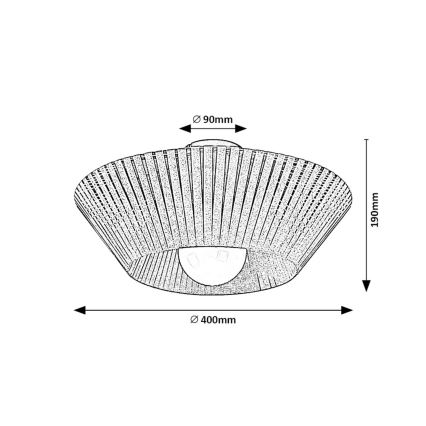 Rabalux - Lampa sufitowa 1xE27/6W/230V
