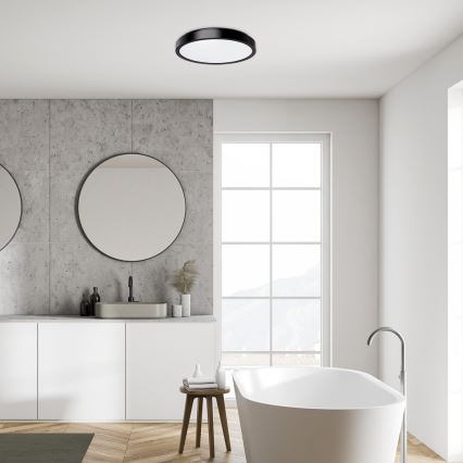 Rabalux - LED Plafon łazienkowy LED/48W/230V IP44 4000K śr. 42 cm czarny