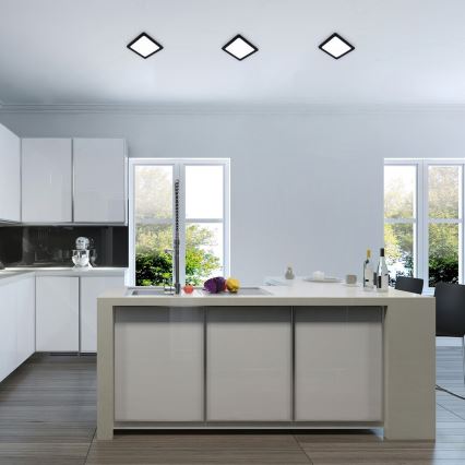Rabalux - LED Oprawa wpuszczana LED/3W/230V 9x9 cm czarna