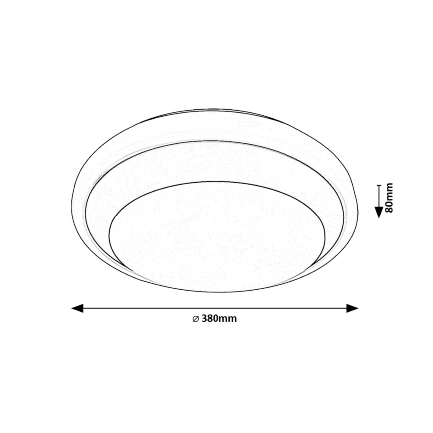 Rabalux - LED Plafon LED/24W/230V 4000K