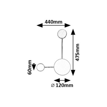 Rabalux - LED Kinkiet LED/7W/230V 3000K